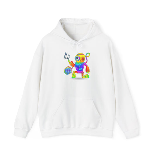 Aquarius Rainbow Steampunk, Unisex Heavy Blend™ Hooded Sweatshirt