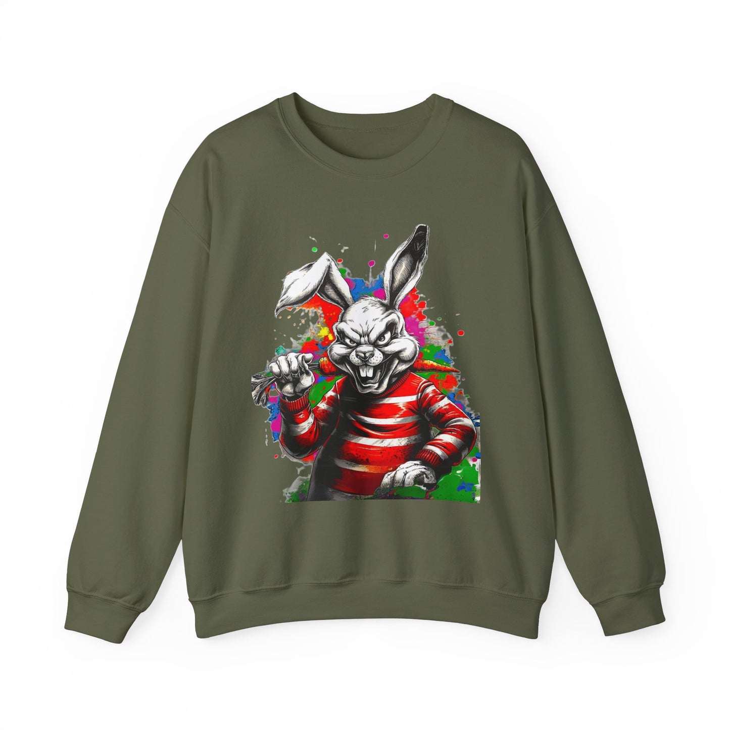 Vegan Bunny, Unisex Heavy Blend™ Crewneck Sweatshirt