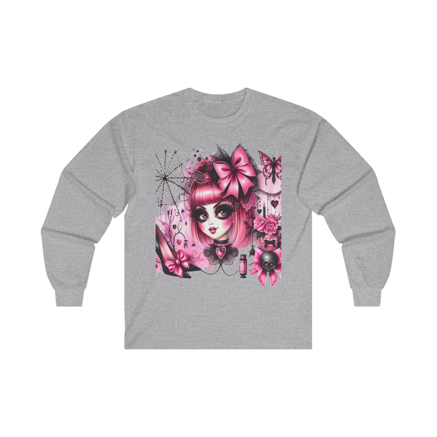 Coquette Halloween IV, Unisex Ultra Cotton Long Sleeve Tee