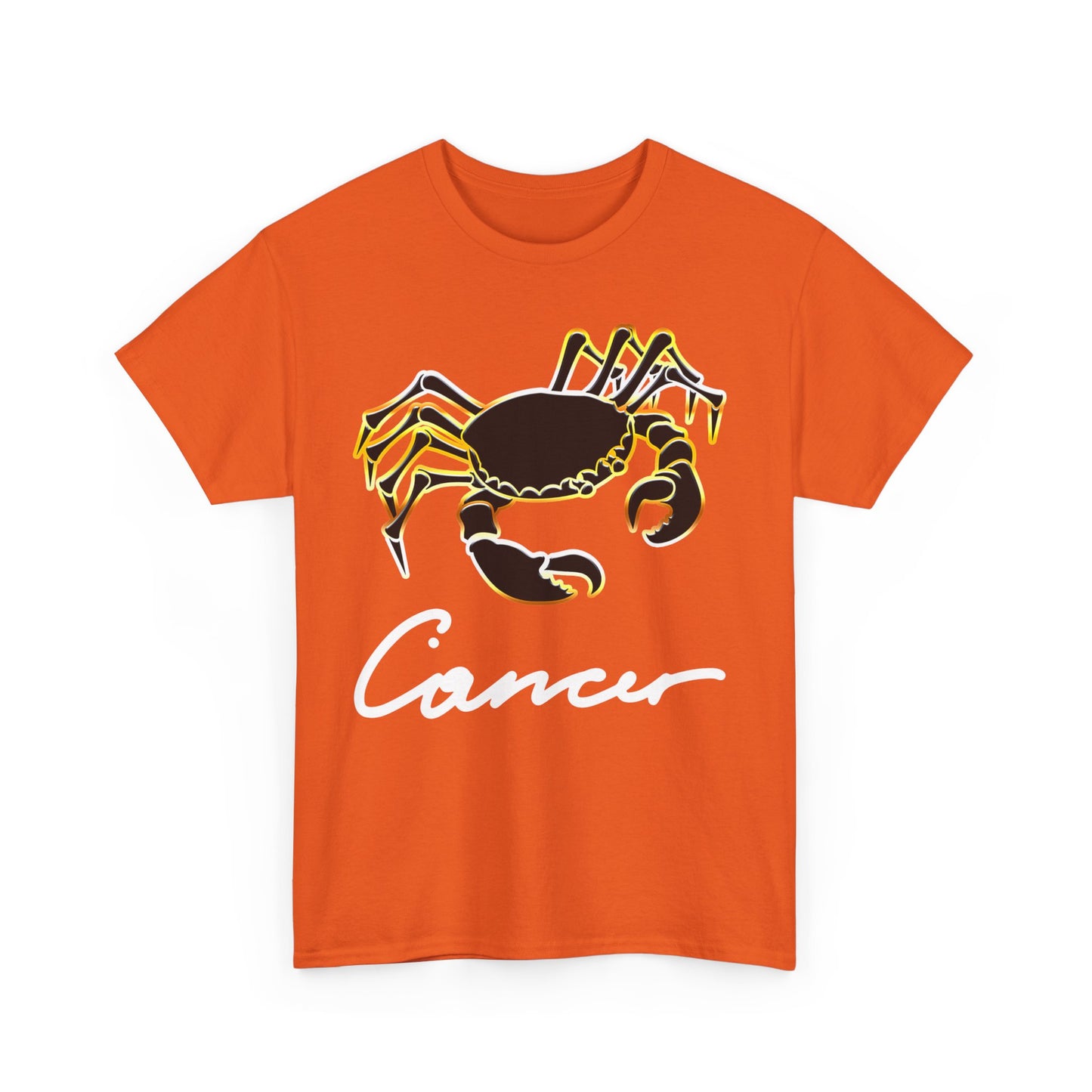 Cancer Crab, Unisex Heavy Cotton Tee