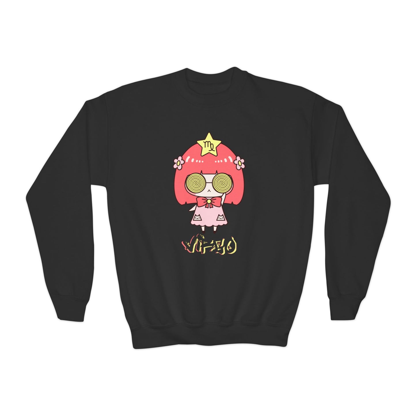 Virgo Vertigo, Youth Crewneck Sweatshirt