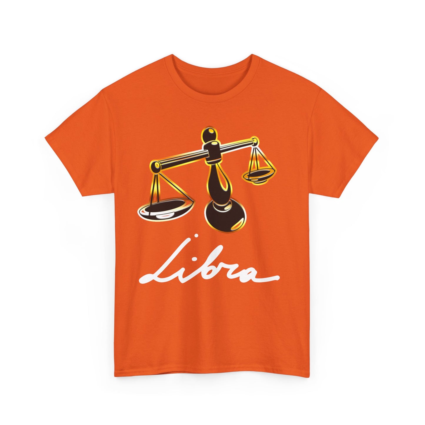 Libra Scales, Unisex Heavy Cotton Tee