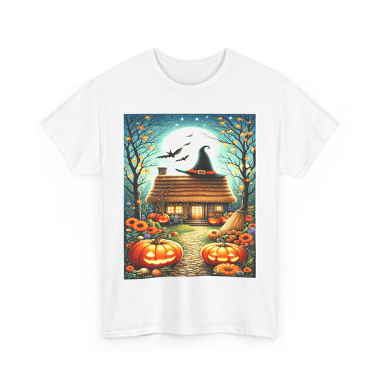 Halloween Cottage Core I, Unisex Heavy Cotton Tee