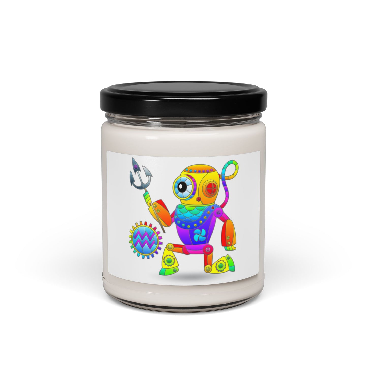 Aquarius Rainbow Steampunk Soy Candle, 10 Scents