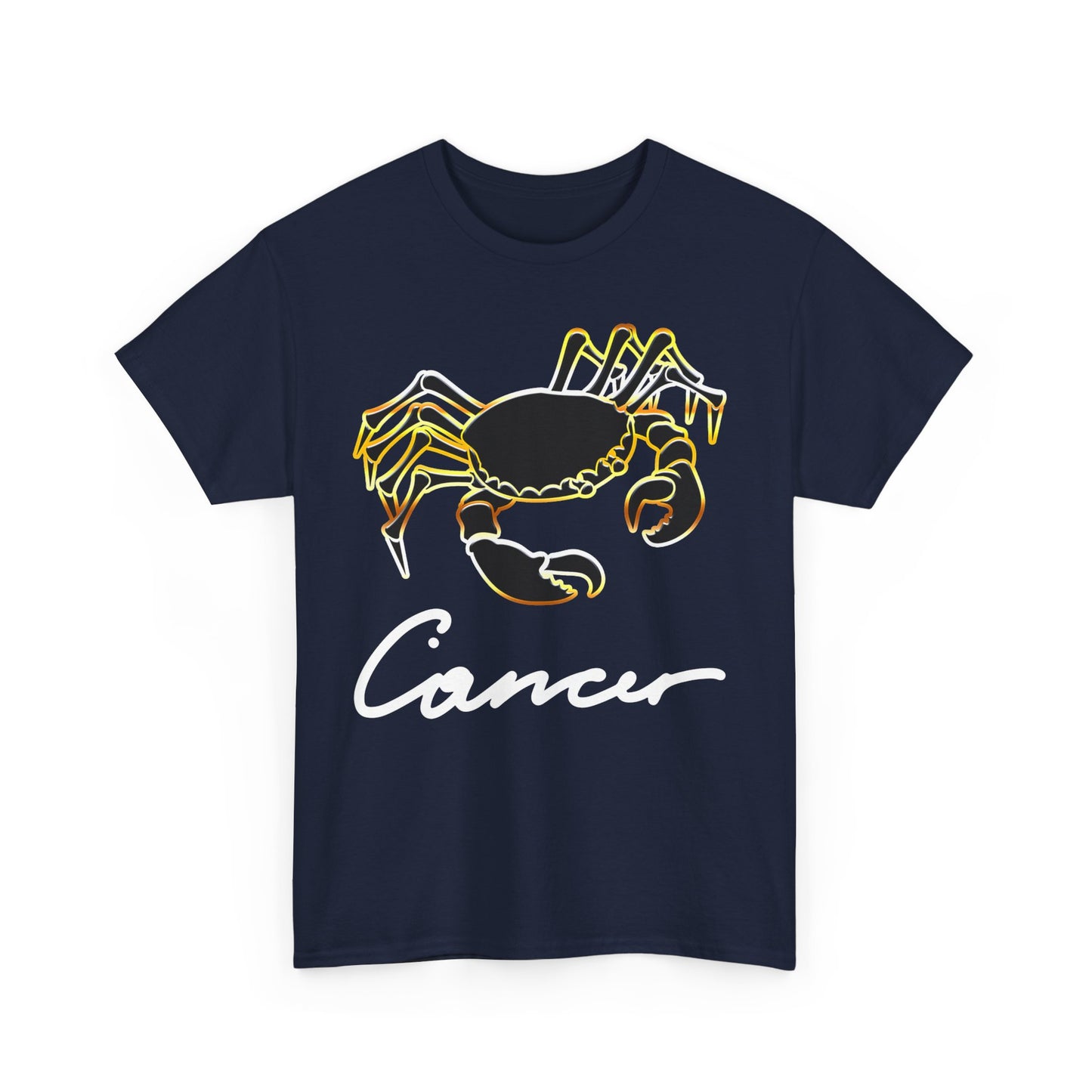 Cancer Crab, Unisex Heavy Cotton Tee