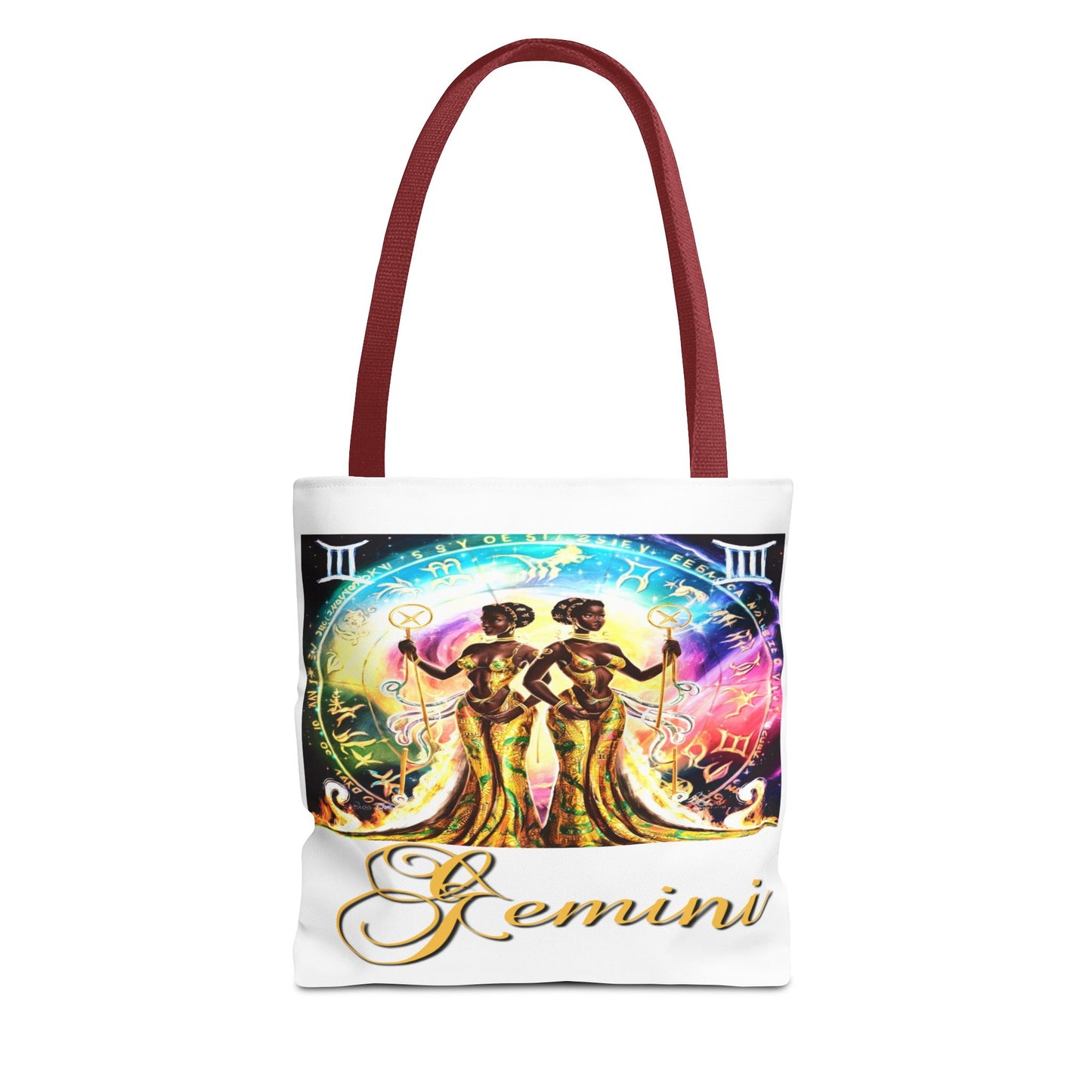 Gemini I WhiteTote Bag, 3 Sizes