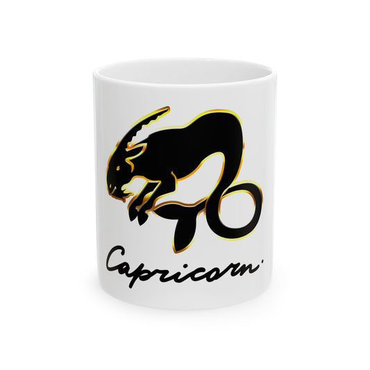 Capricorn Goat Ceramic Mug, (11oz, 15oz)