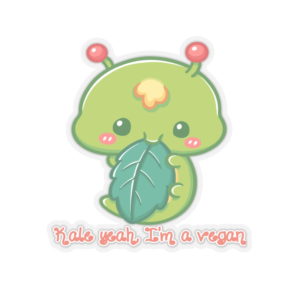 Kale Yeah, I'm Vegan, Kiss-Cut Stickers