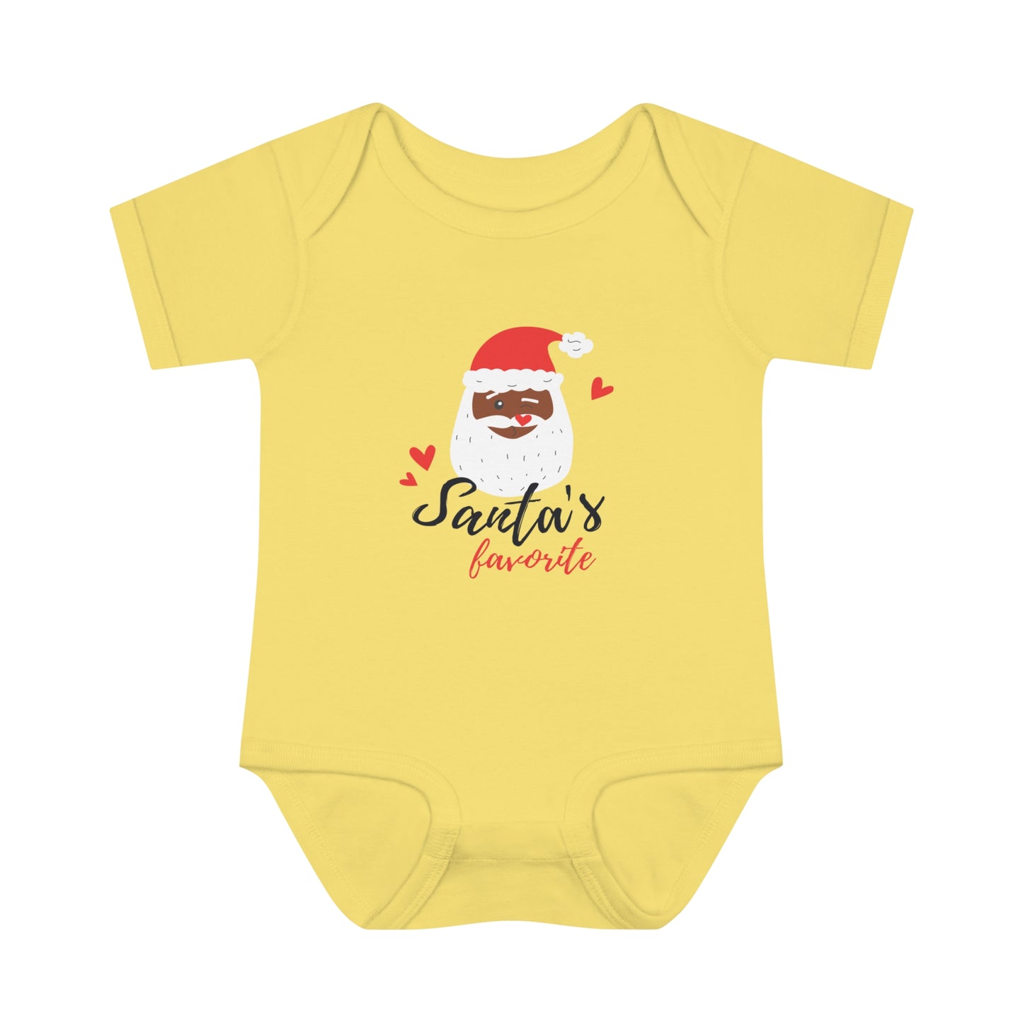 Santa's Favorite, Infant Baby Rib Bodysuit