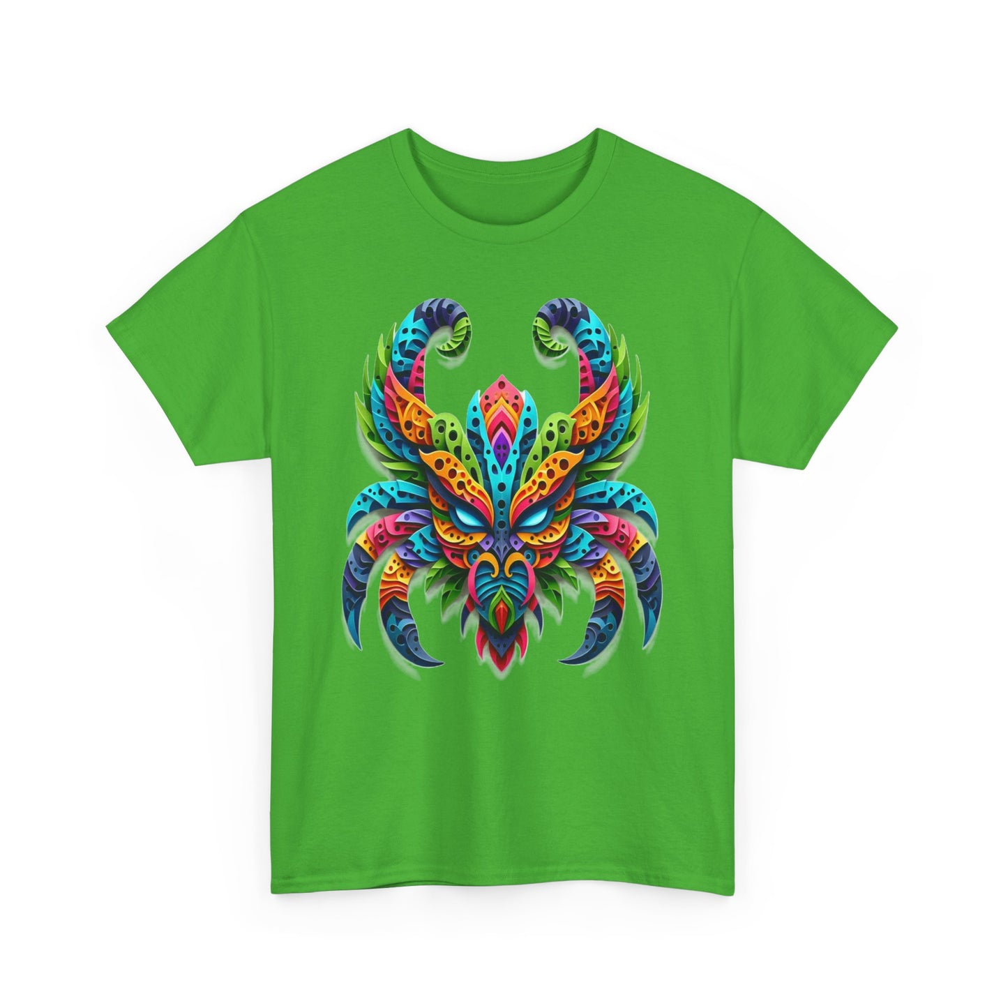 Scorpio Mask, Unisex Heavy Cotton Tee