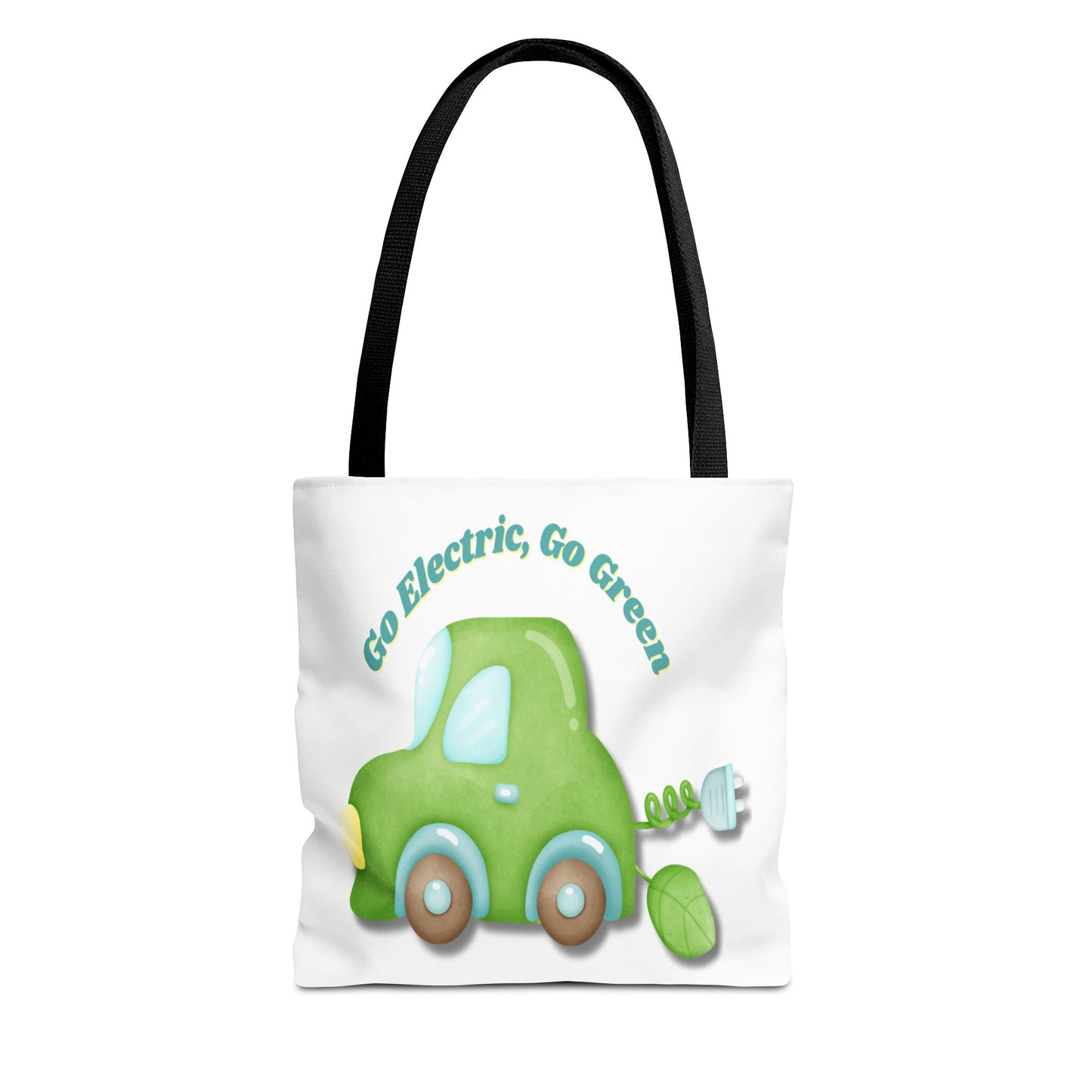 Go Electric, Go Green Tote Bag, 3 Sizes