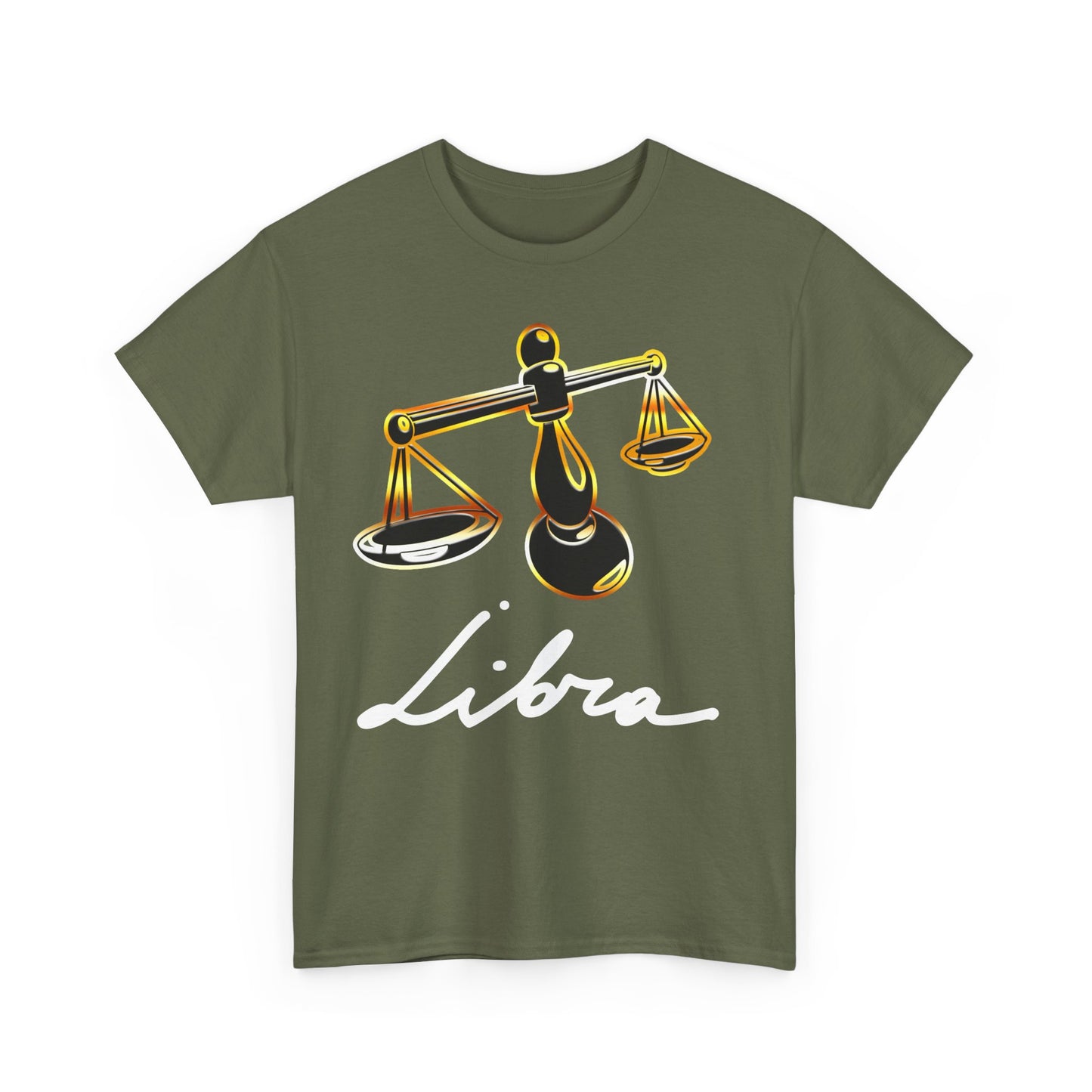 Libra Scales, Unisex Heavy Cotton Tee