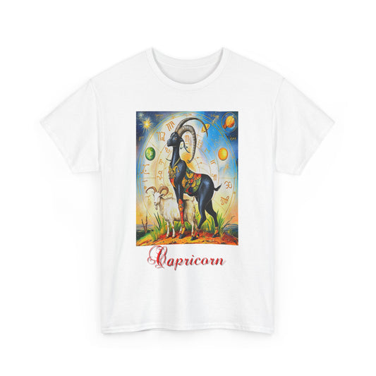 Capricorn, Unisex Heavy Cotton Tee