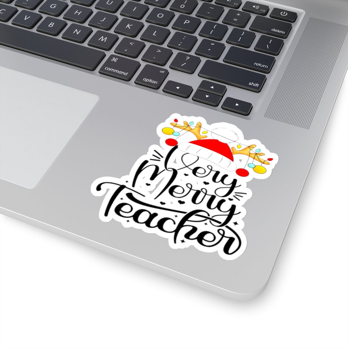 Very Merry Teacher, Kiss-Cut Stickers