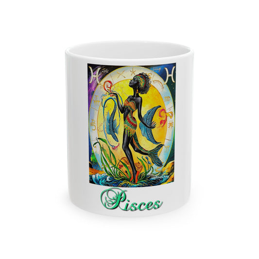 Pisces, Ceramic Mug, (11oz, 15oz)