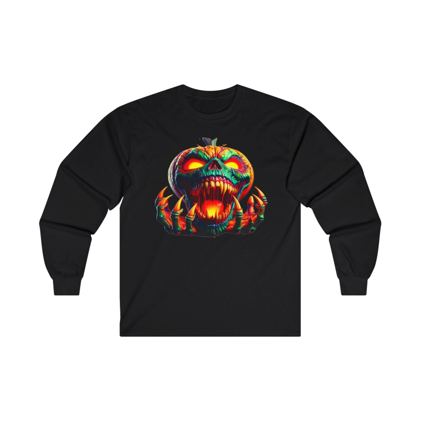 Zombie Pumpkin I, Unisex Ultra Cotton Long Sleeve Tee