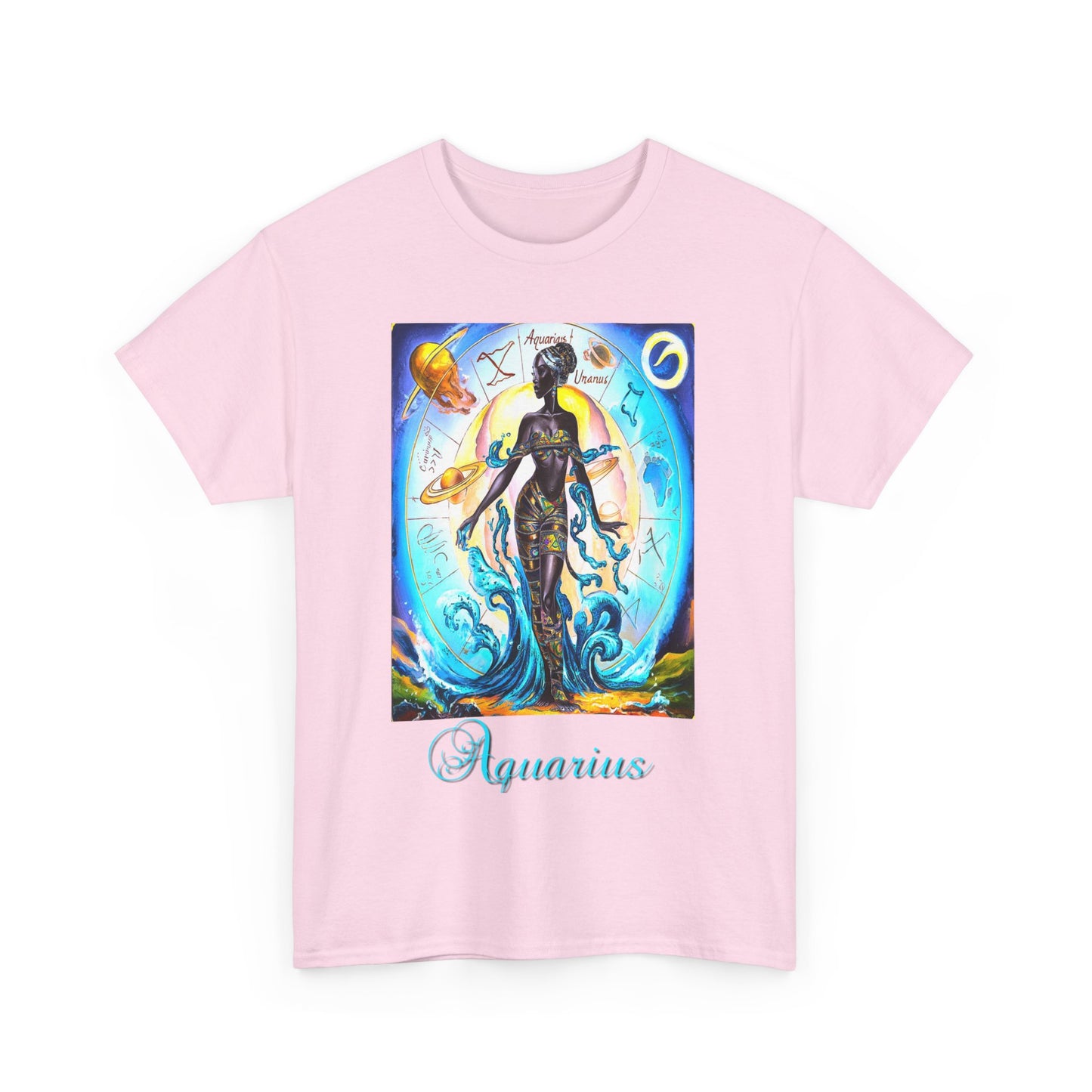 Aquarius, Unisex Heavy Cotton Tee