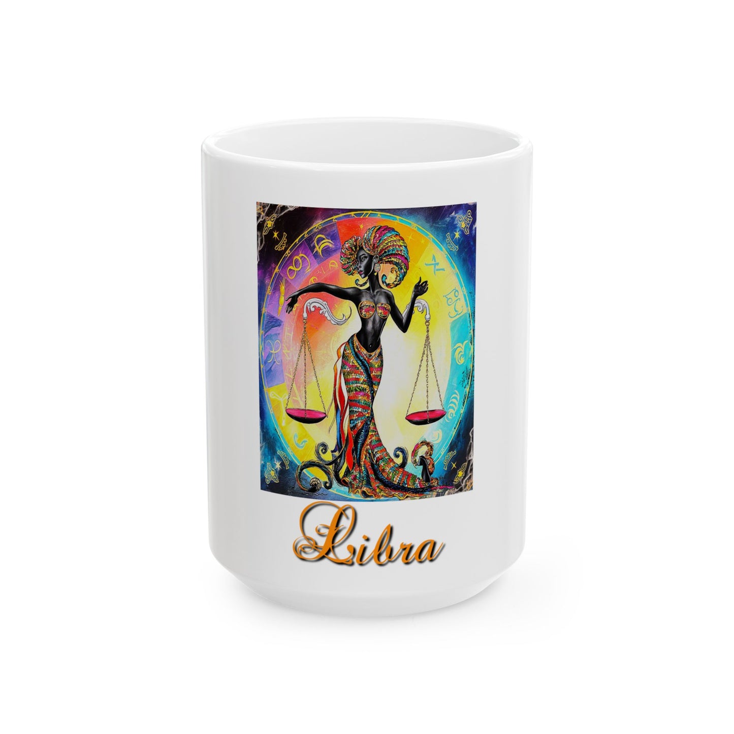 Libra Ceramic Mug, (11oz, 15oz)