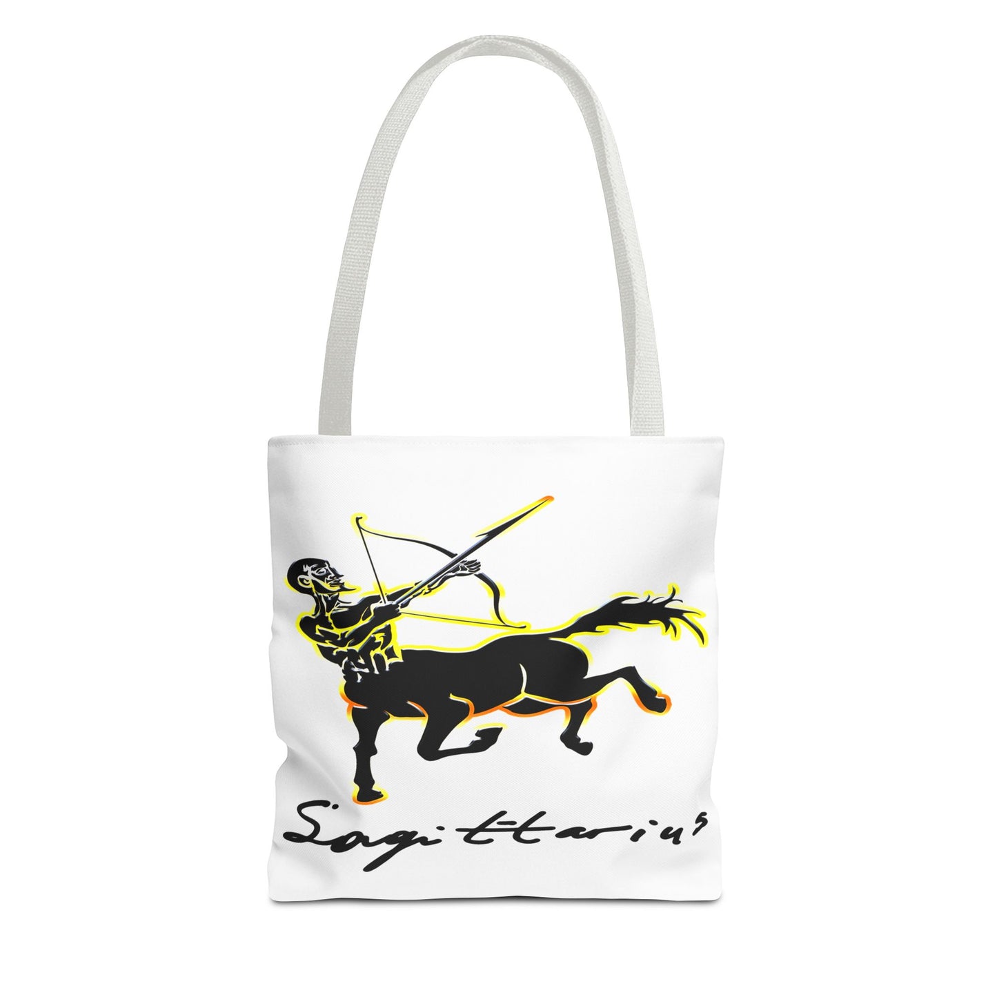 Sagittarius Centaur Archer White Tote Bag, 3 Sizes