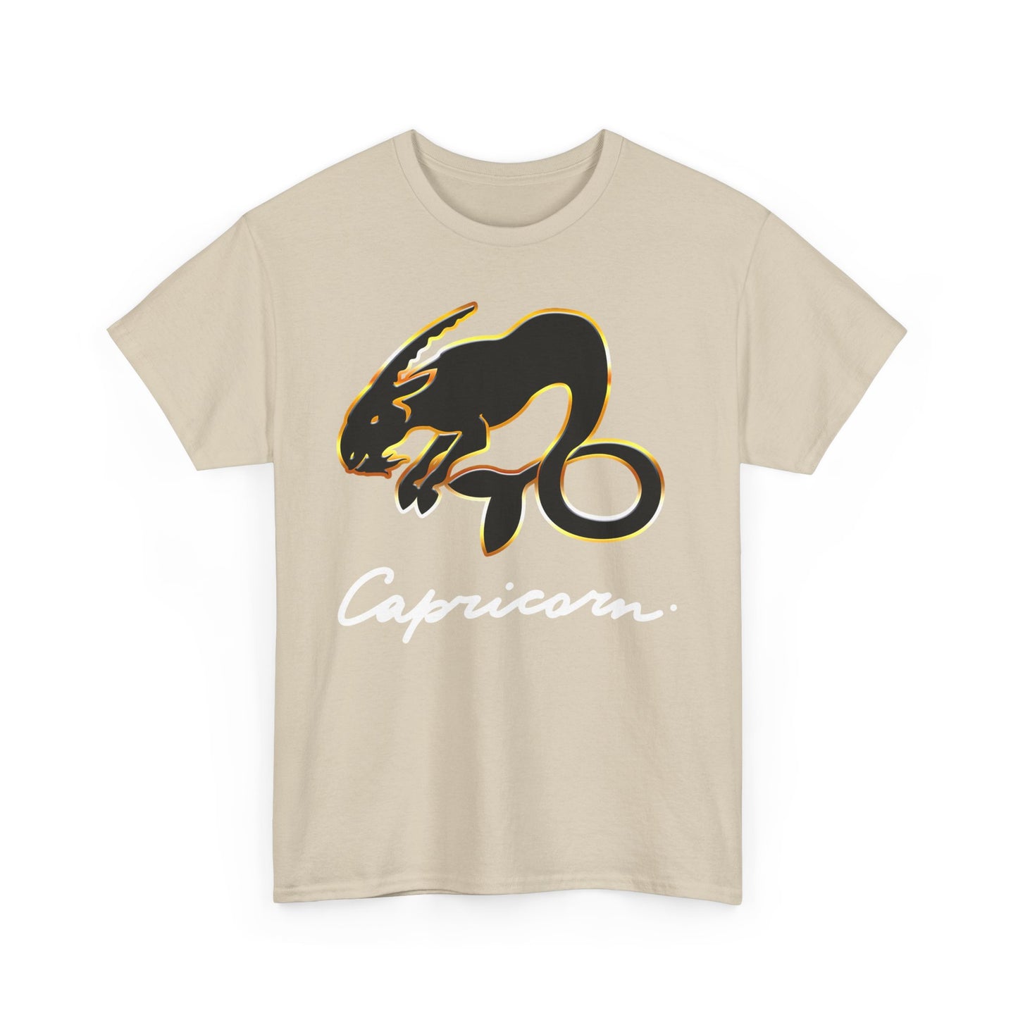 Capricorn Goat, Unisex Heavy Cotton Tee