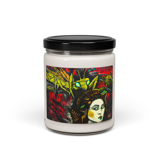 Alien Grasshopper Soy Candle, 10 Scents