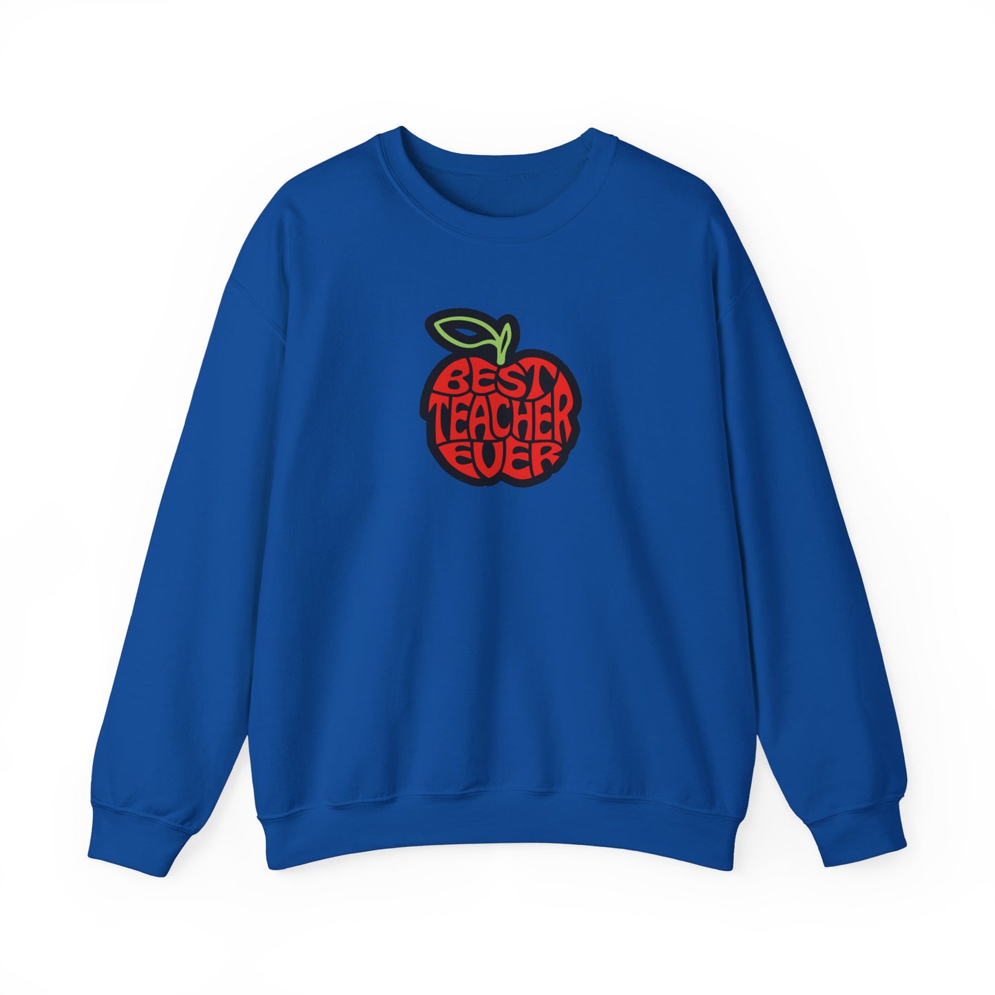 Best Teacher Ever (Red Apple) Unisex Heavy Blend™ Crewneck Sweatshirt