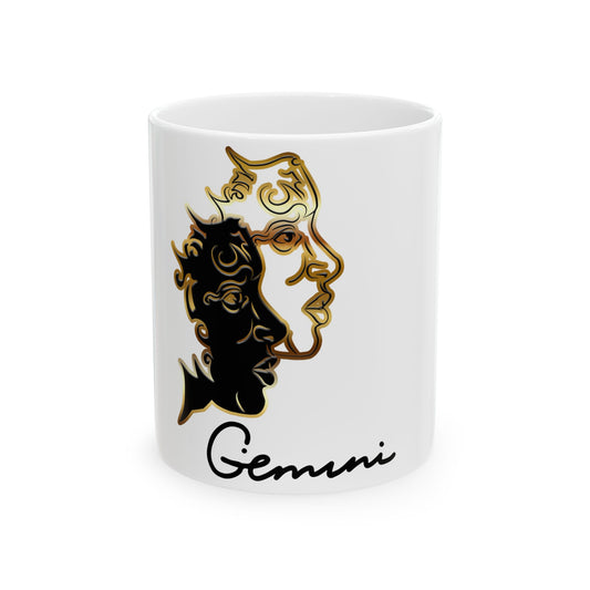 Gemini Twins Ceramic Mug, (11oz, 15oz)