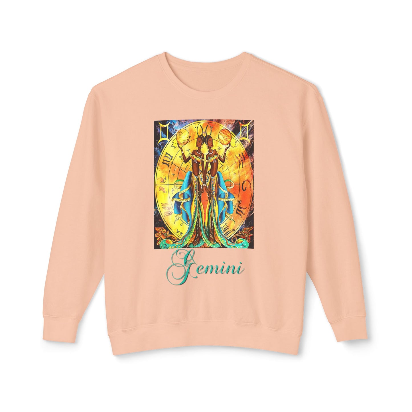 Gemini II, Unisex Lightweight Crewneck Sweatshirt