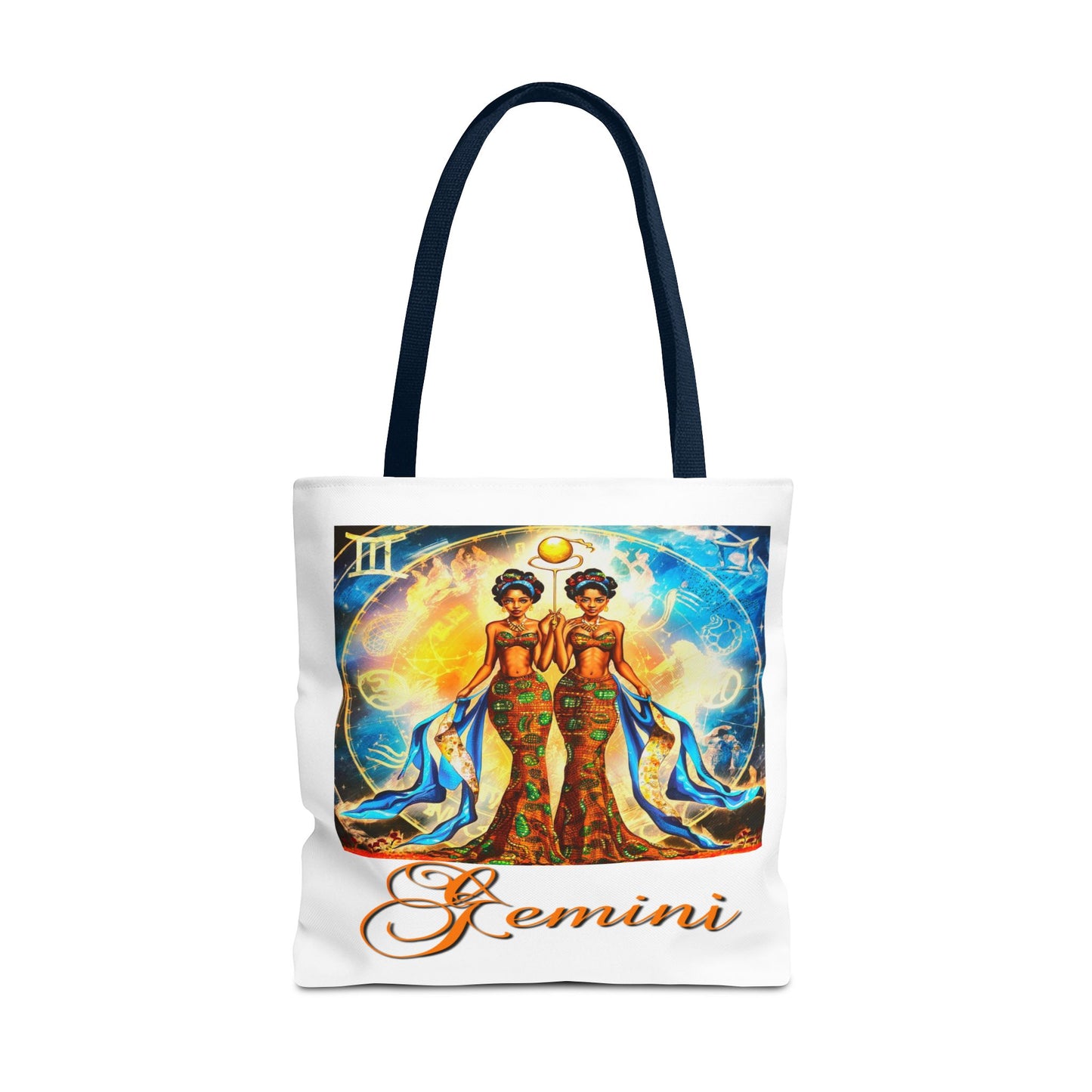 Gemini III White Tote Bag, 3 Sizes