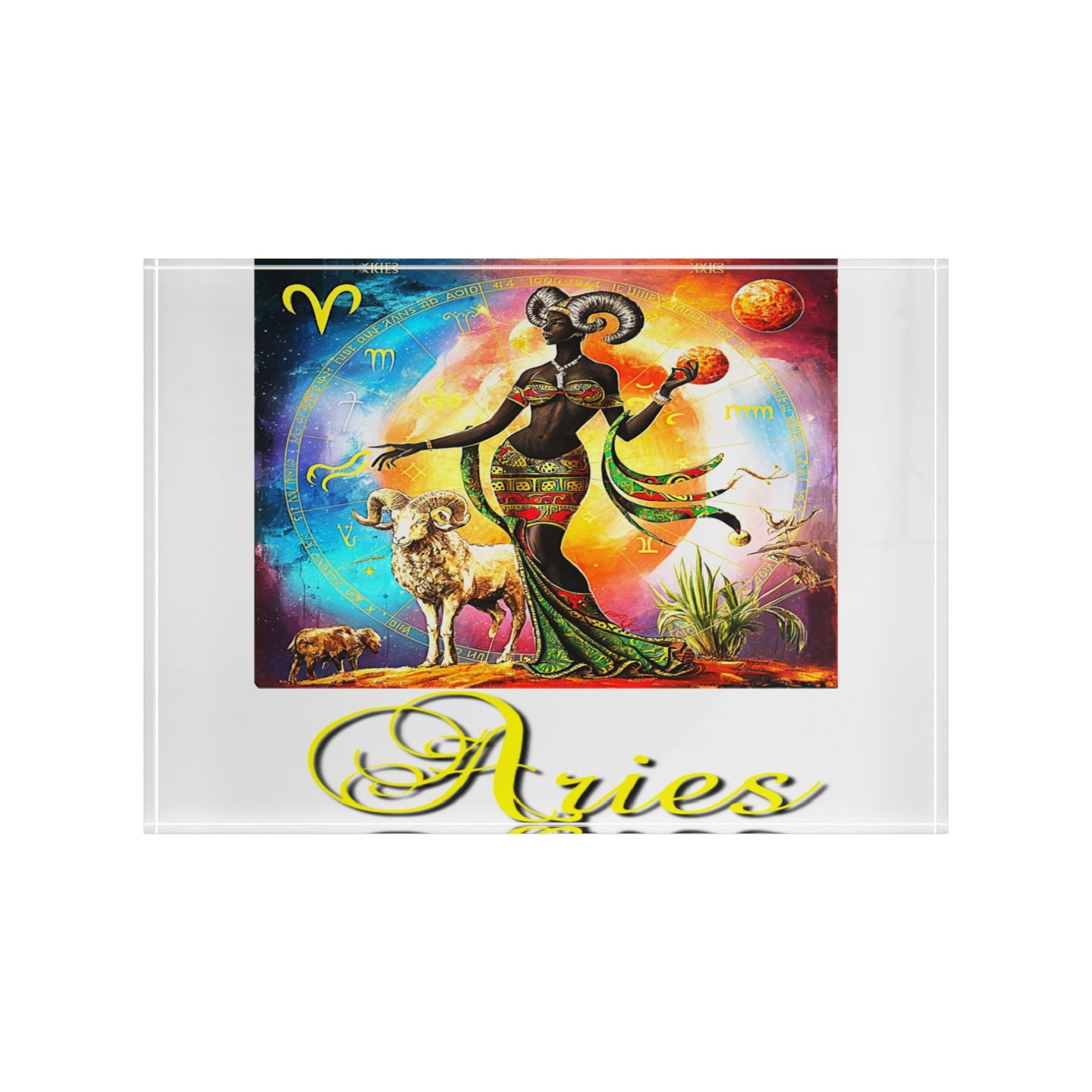 Aries, Photo Block (White)