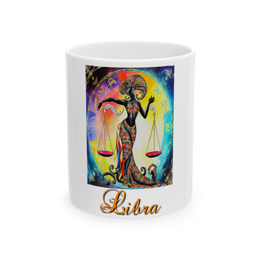 Libra Ceramic Mug, (11oz, 15oz)