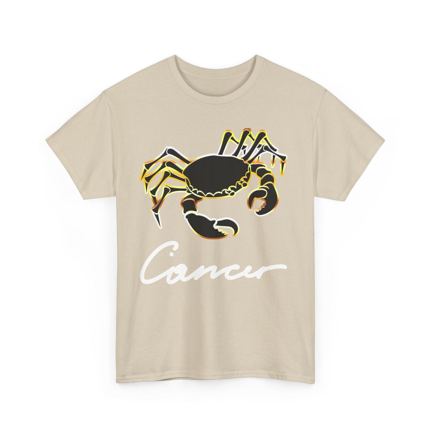 Cancer Crab, Unisex Heavy Cotton Tee