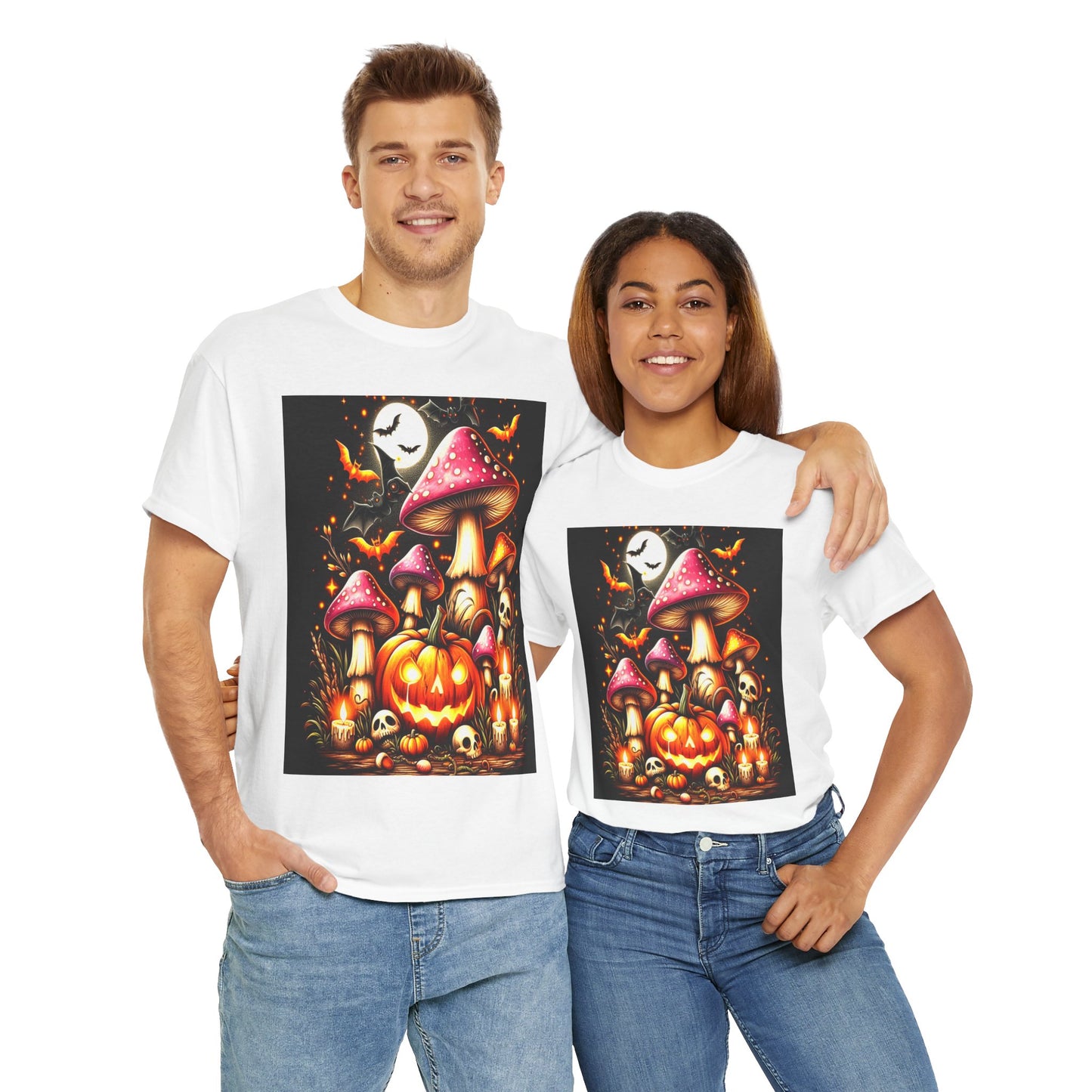 Cosmic Halloween II, Unisex Heavy Cotton Tee