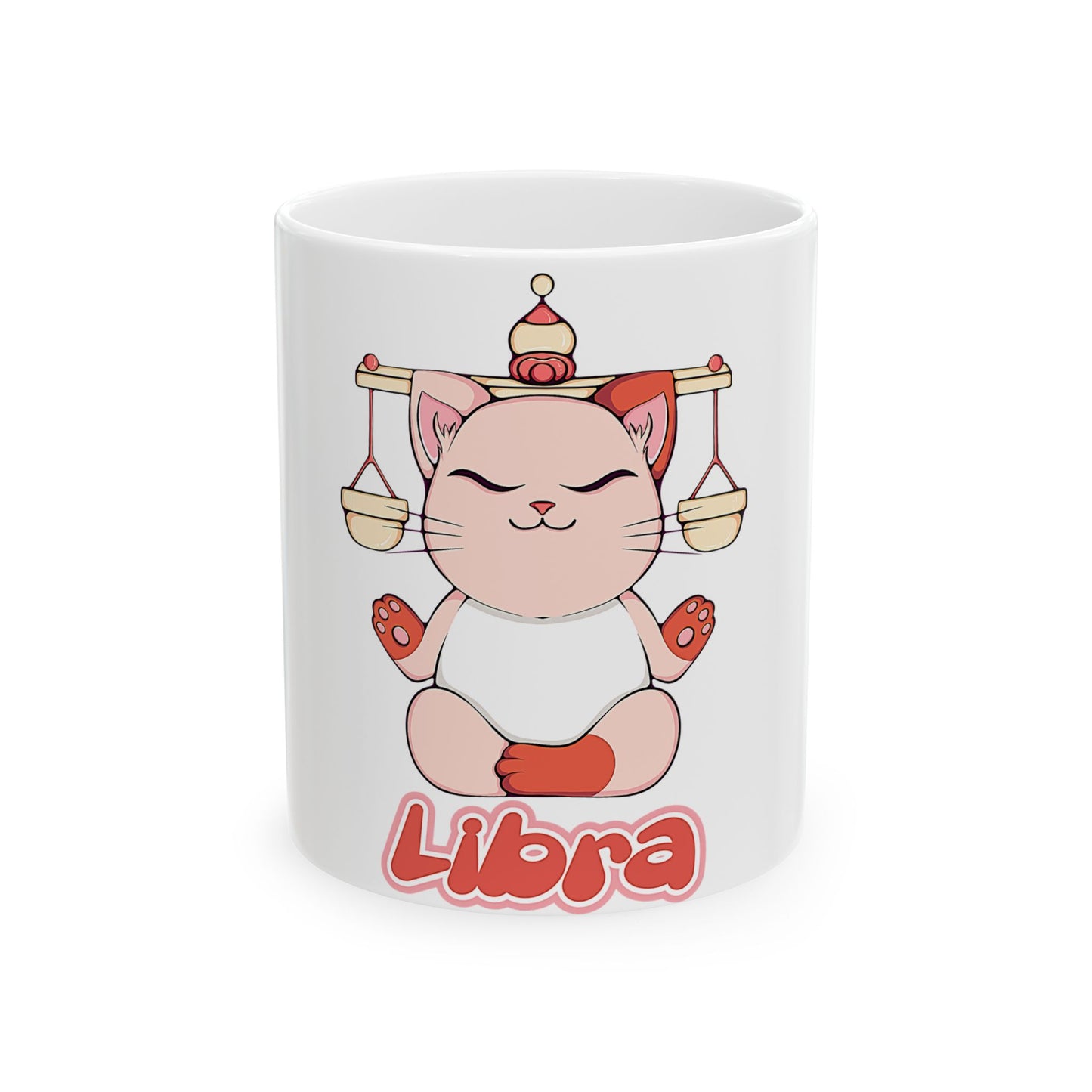 Libra Anime Ceramic Mug, (11oz, 15oz)