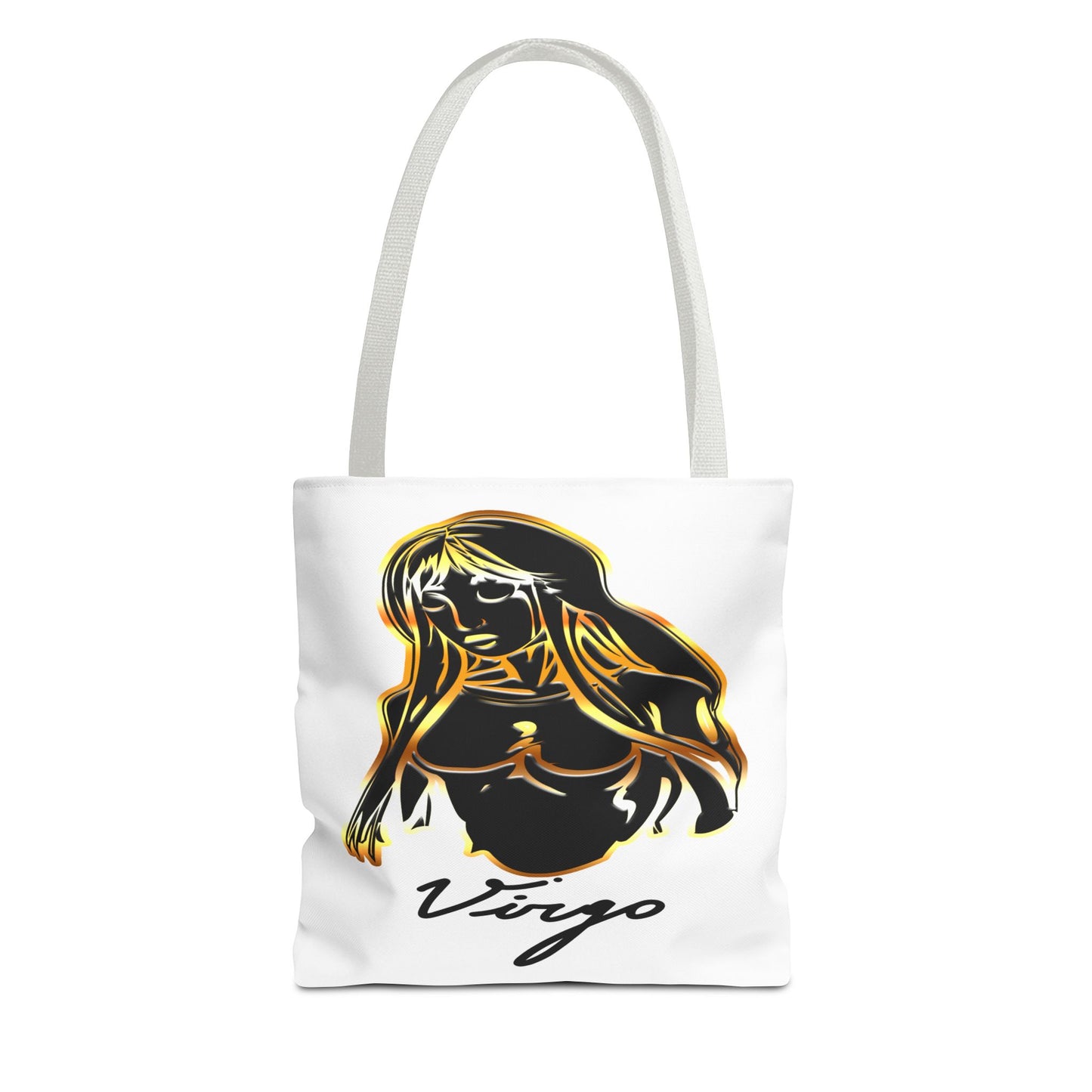 Virgo Maiden White Tote Bag, 3 Sizes