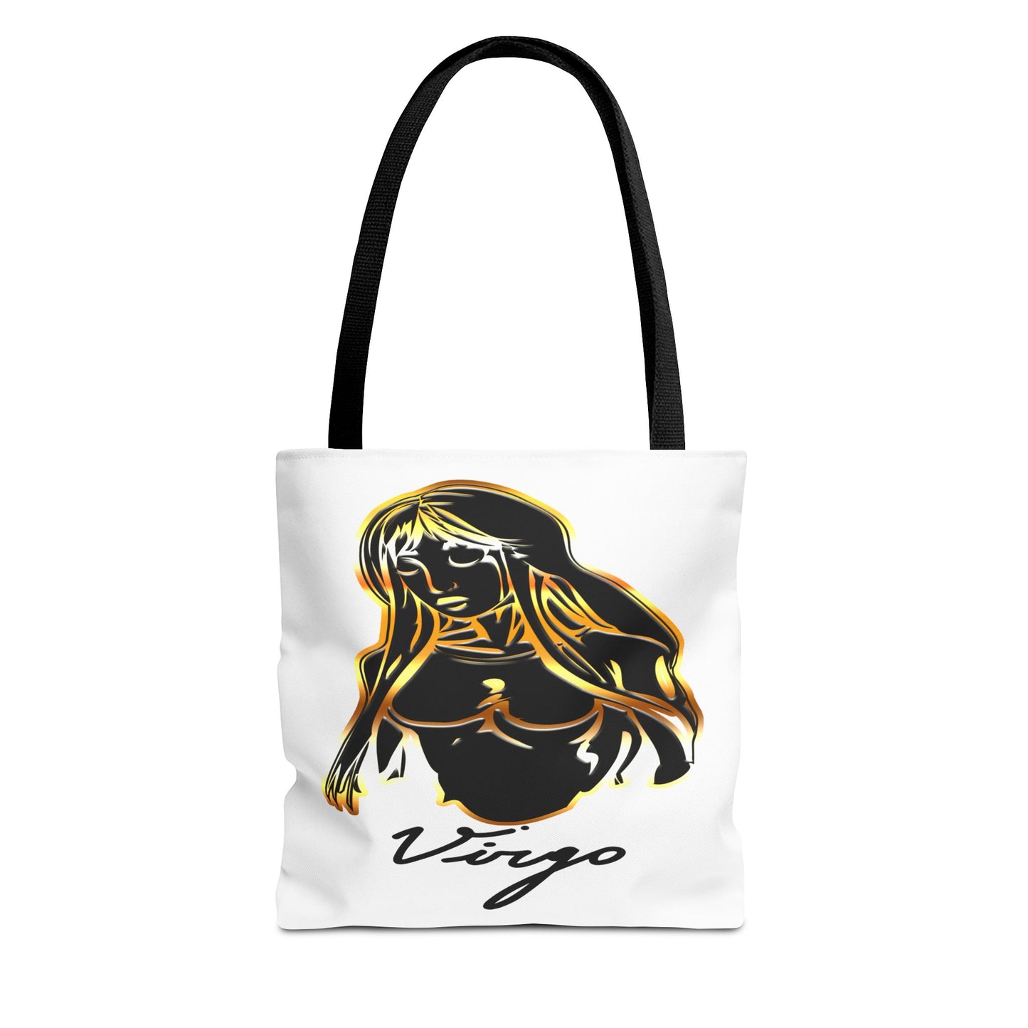 Virgo Maiden White Tote Bag, 3 Sizes