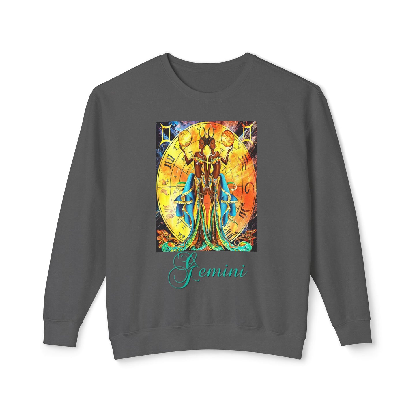 Gemini II, Unisex Lightweight Crewneck Sweatshirt