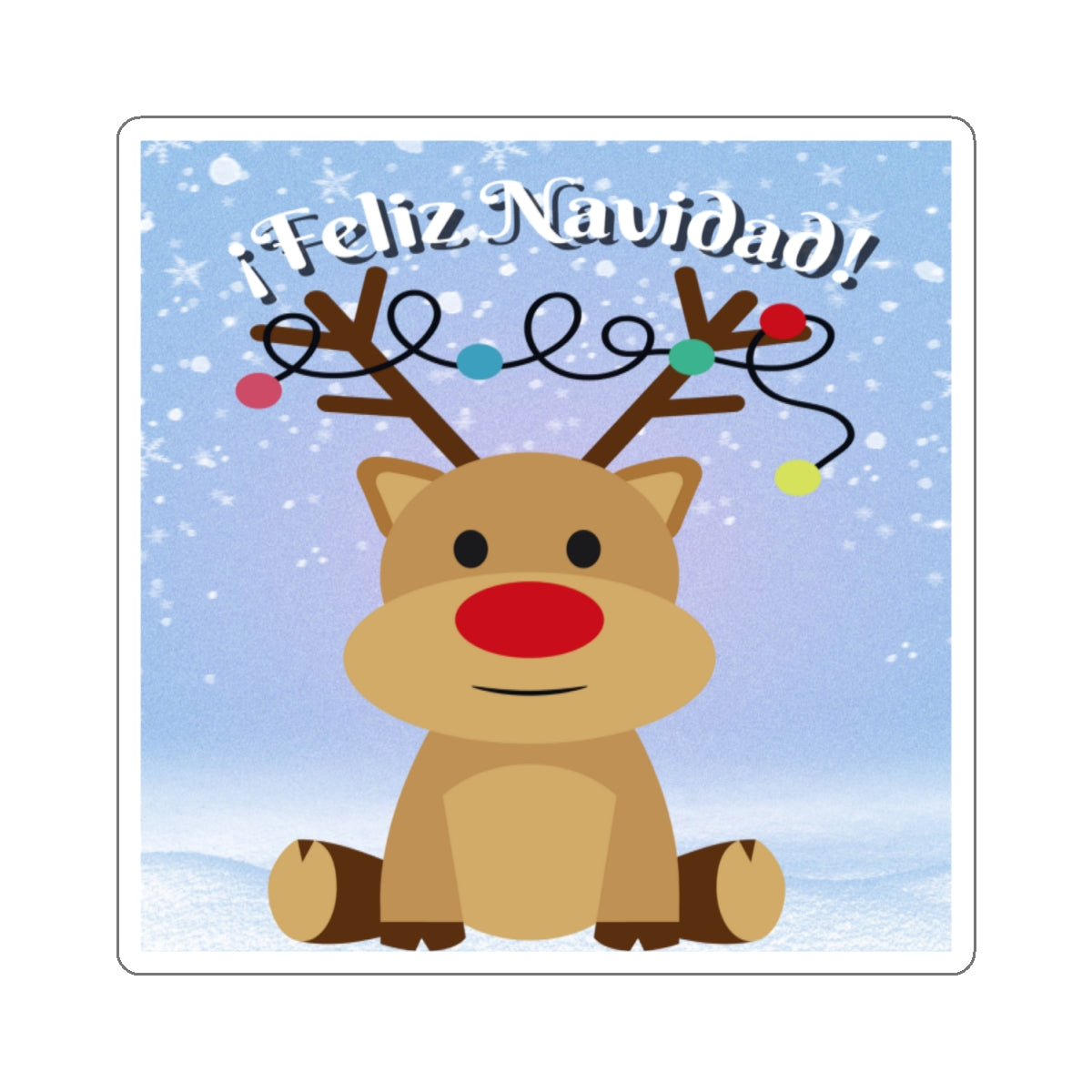 ¡Feliz Navidad! Kiss-Cut Stickers