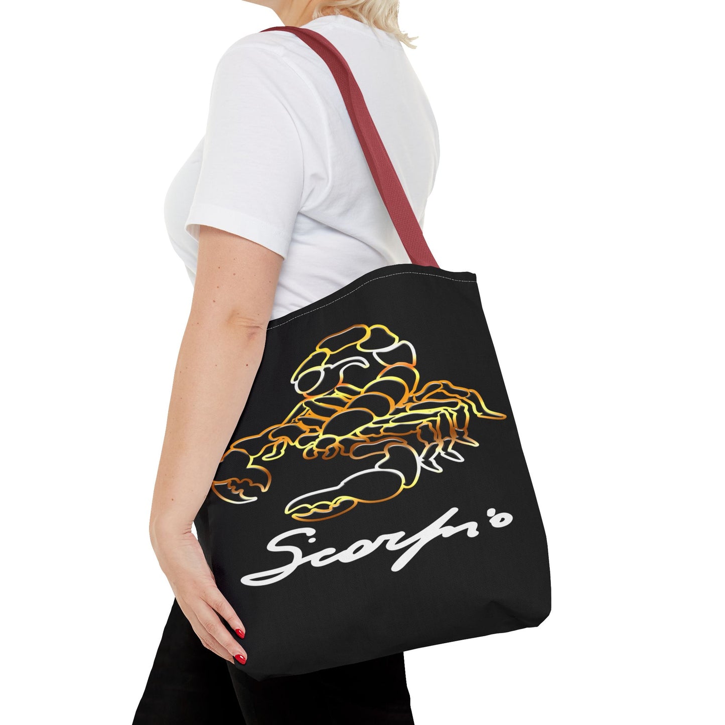 Scorpio Scorpion Black Tote Bag, 3 Sizes