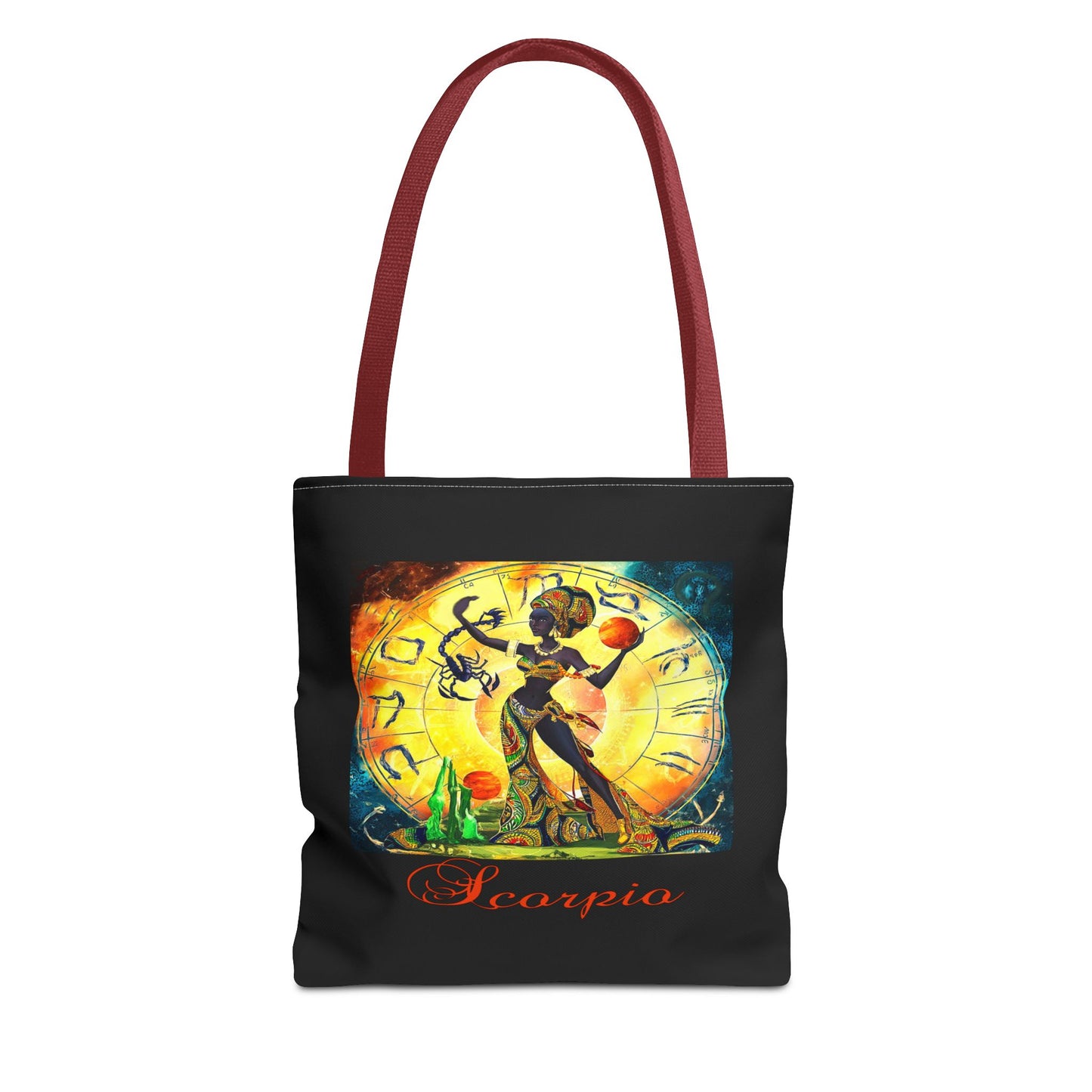 Scorpio Black Tote Bag, 3 Sizes