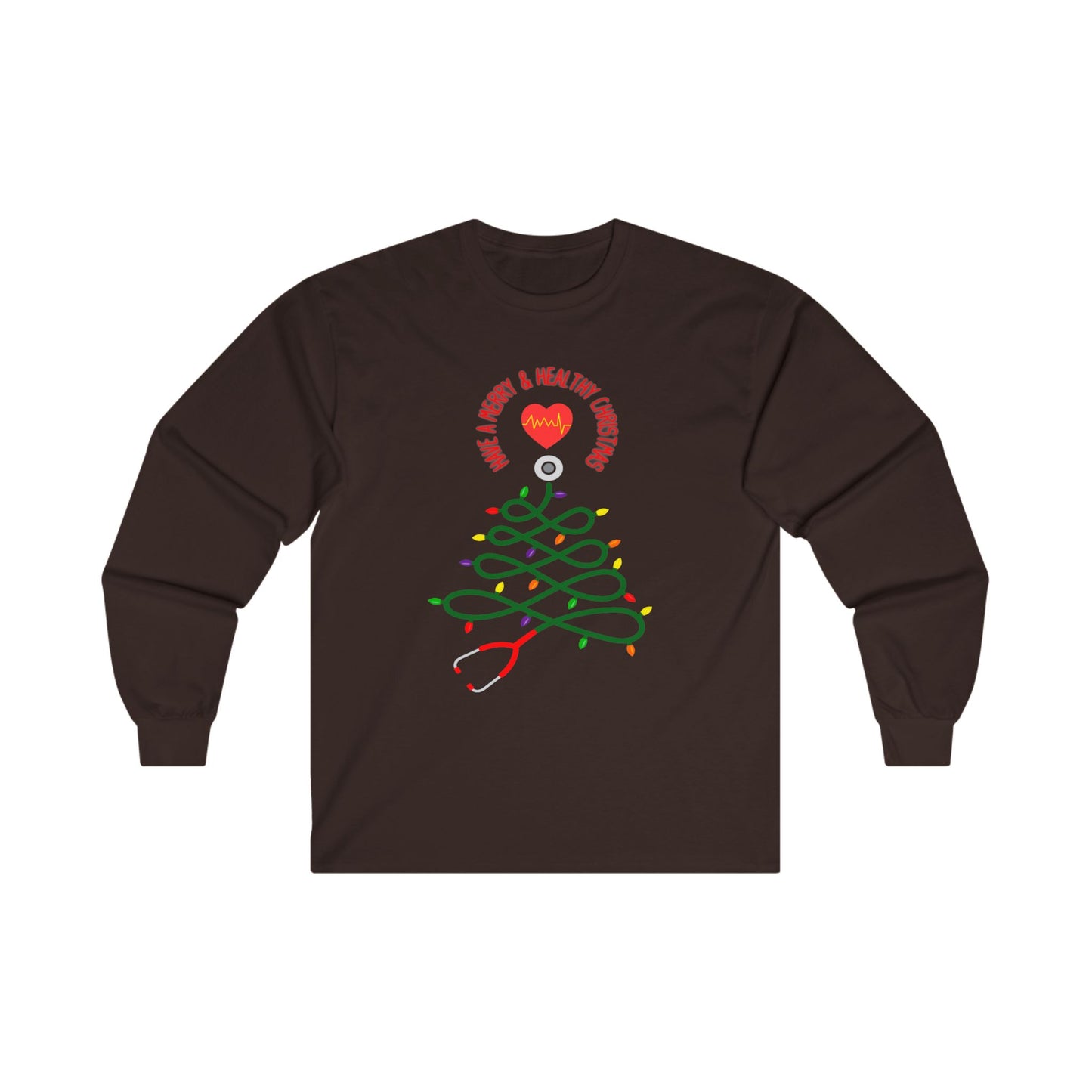 Have a Merry & Healthy Christmas, Unisex Ultra Cotton Long Sleeve Tee