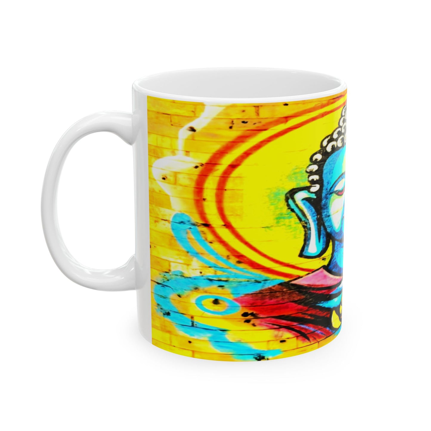 Buddha Ceramic Mug, (11oz, 15oz)