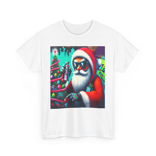 Graffiti Santa II, Unisex Heavy Cotton Tee