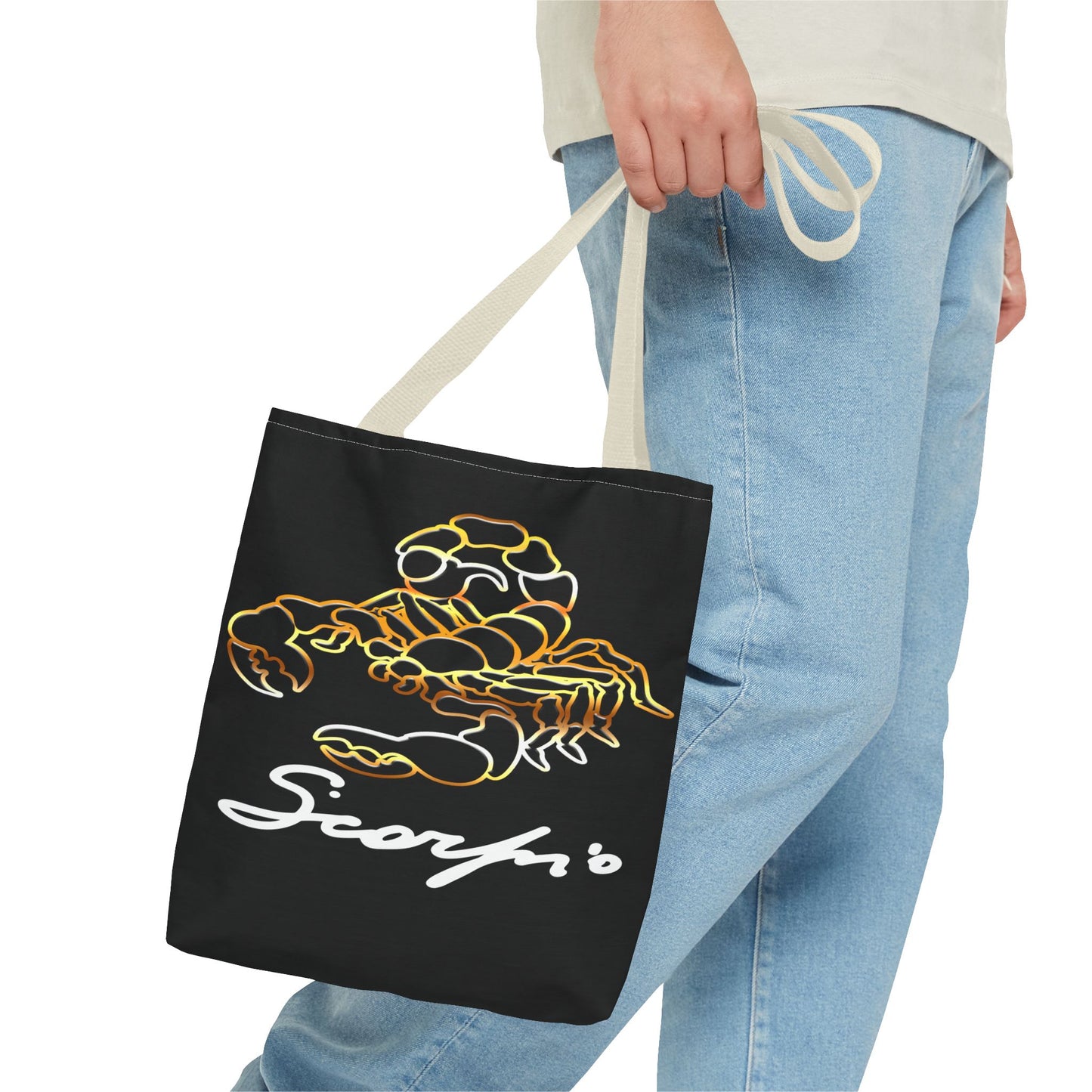 Scorpio Scorpion Black Tote Bag, 3 Sizes