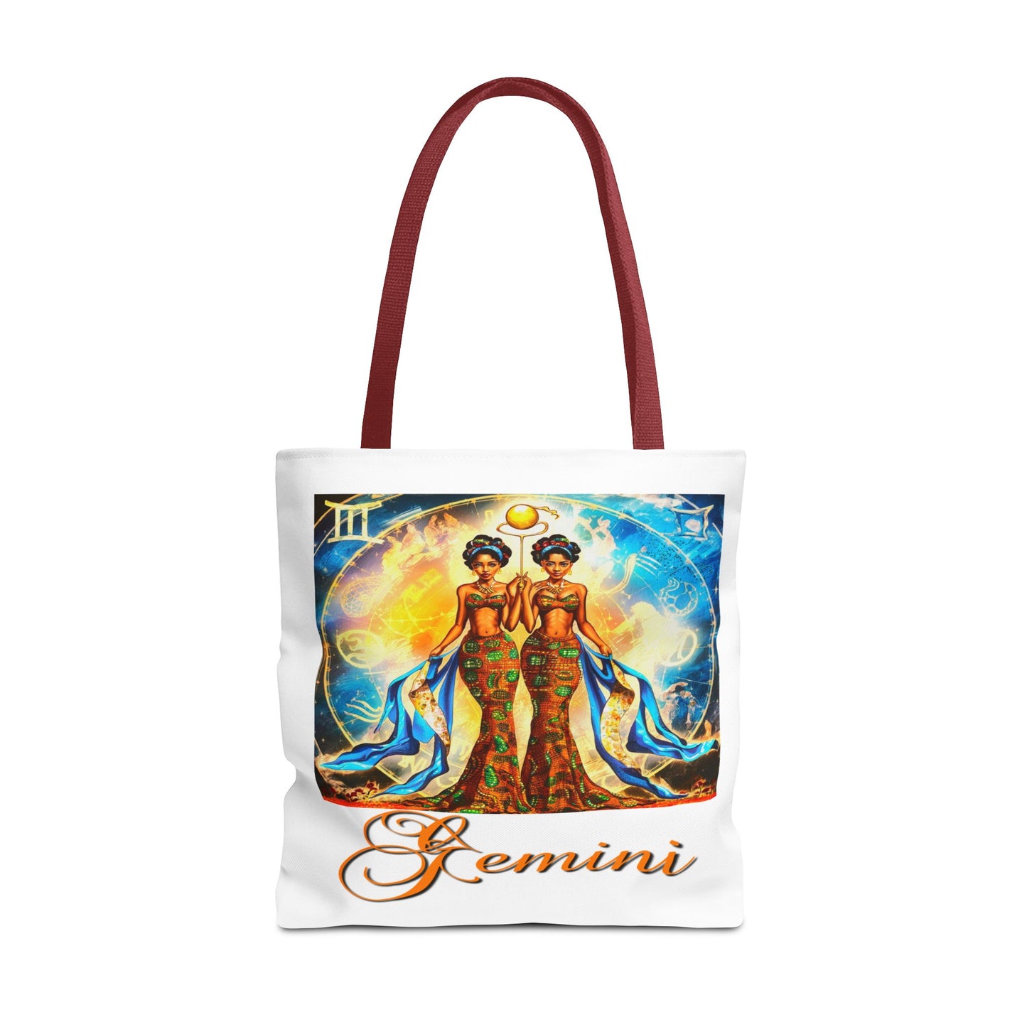 Gemini III White Tote Bag, 3 Sizes