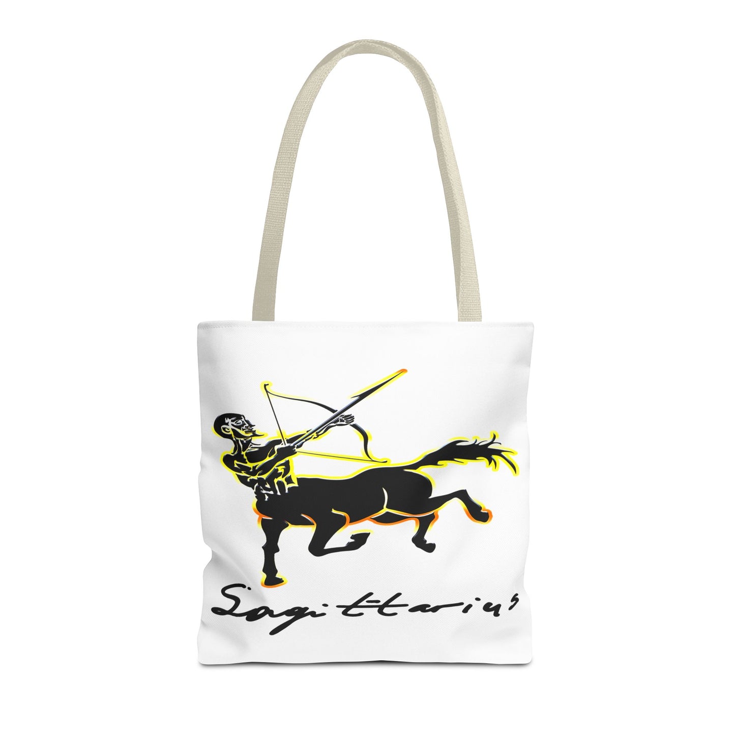 Sagittarius Centaur Archer White Tote Bag, 3 Sizes