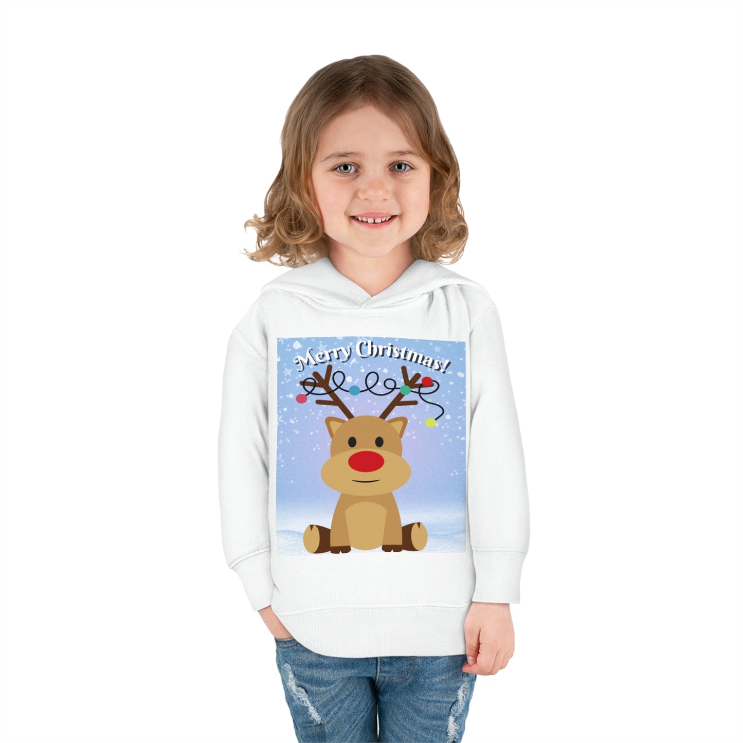 Merry Christmas! Toddler Pullover Fleece Hoodie