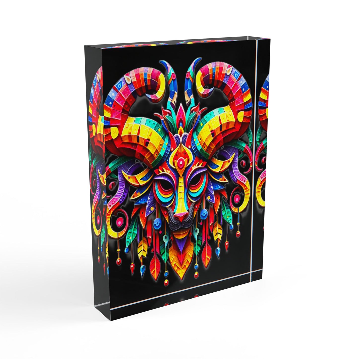 Aries Mask, Photo Block (Black)