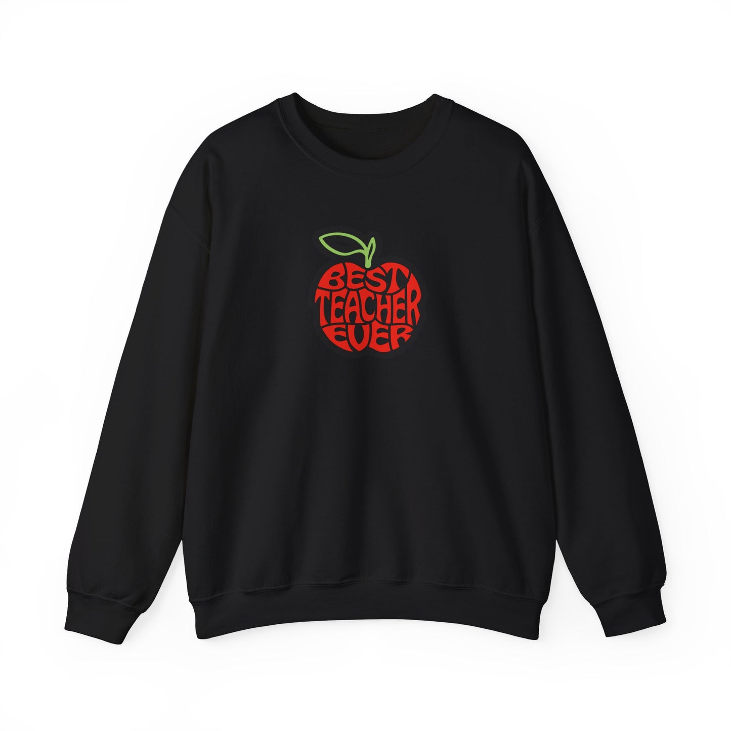 Best Teacher Ever (Red Apple) Unisex Heavy Blend™ Crewneck Sweatshirt