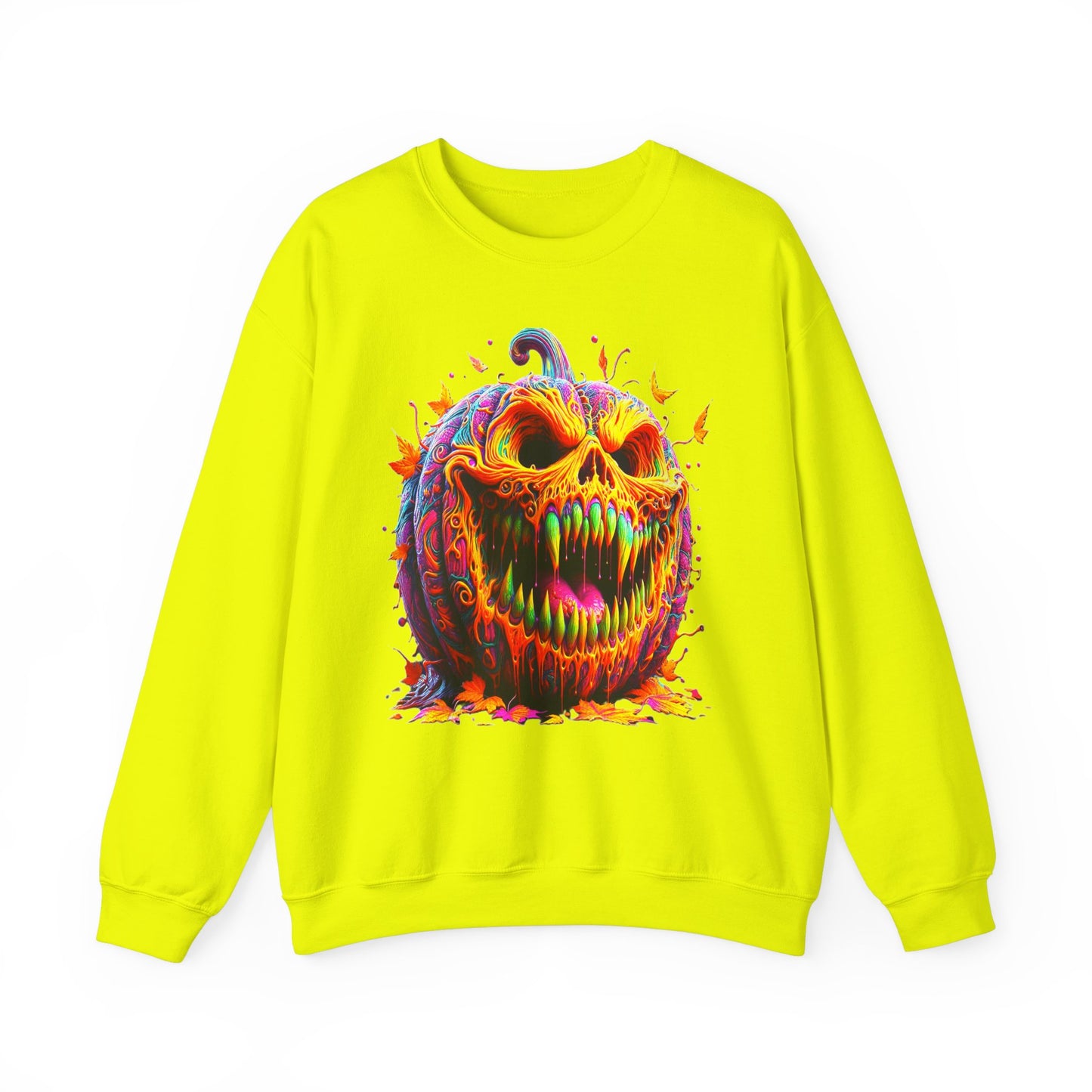 Zombie Pumpkin II, Unisex Heavy Blend™ Crewneck Sweatshirt